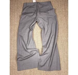 🖤 Charles Nolan New York Wool Wide Leg Trousers | Size 14 | Gray